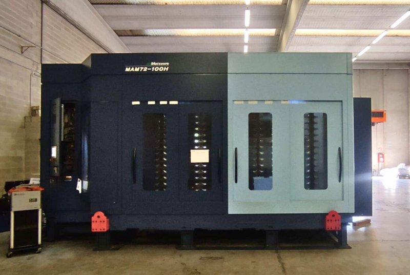 CENTRE D'USINAGE HORIZONTAL À 5 AXES AVEC CHANGEUR DE PALETTES - D'OCCASION - MATSUURA - MAM 72-100H