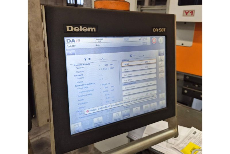 - USED - 4-AXIS SYNCHRONIZED CNC PRESS BRAKE ERMAKSAN - POWER BEND FALCON 2100X60