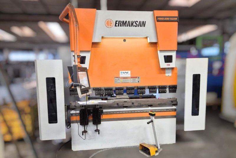 - USED - 4-AXIS SYNCHRONIZED CNC PRESS BRAKE ERMAKSAN - POWER BEND FALCON 2100X60