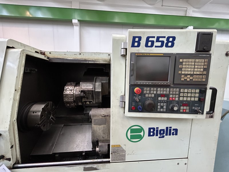- USED- 2-AXIS CNC LATHE BIGLIA - B658