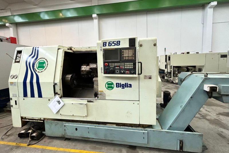 - USED- 2-AXIS CNC LATHE BIGLIA - B658