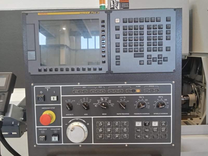 -NEW - 8-AXIS SLIDING HEADSTOCK LATHE WITH BAR FEEDER WECO - S 206E- II