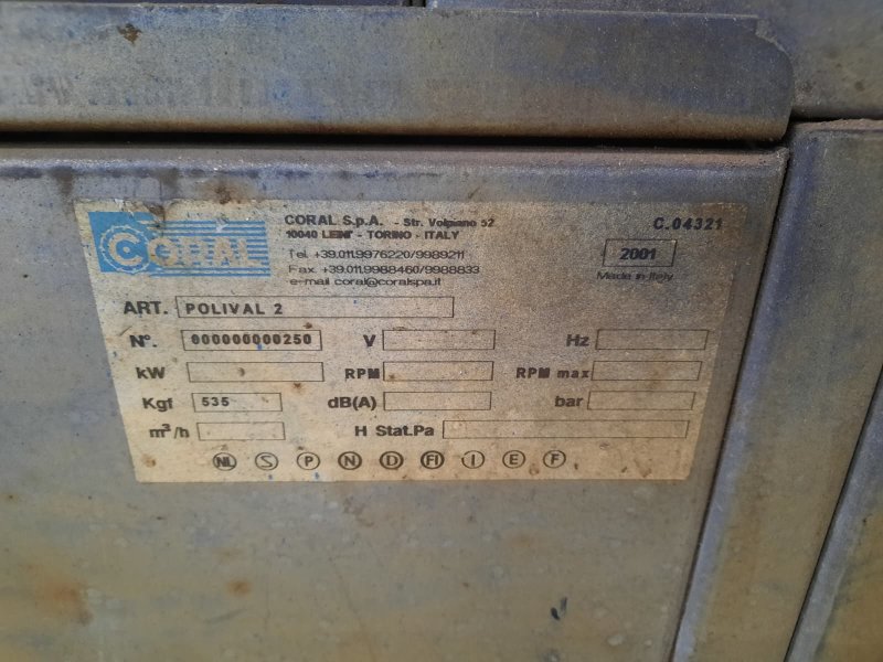 ASPIRATORE FUMI - USATO - CORAL - POLIVAL 2