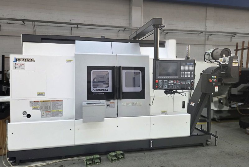 TOUR CNC À 4 AXES - D'OCCASION - OKUMA - LB3000EX II MYC
