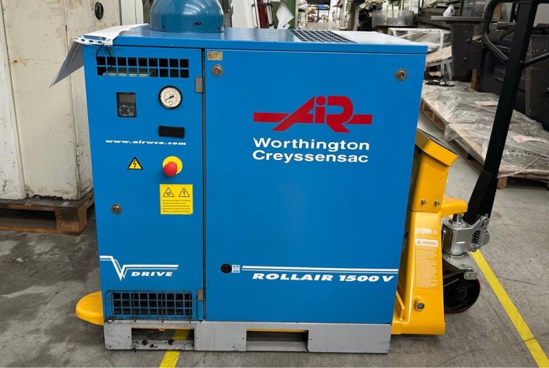 КОМПРЕССОР ВОЗДУШНЫЙ ВИНТОВОЙ С ИНВЕРТЕРОМ Б/У WORTHINGTON - CREYSSENSAC RLR 1500V