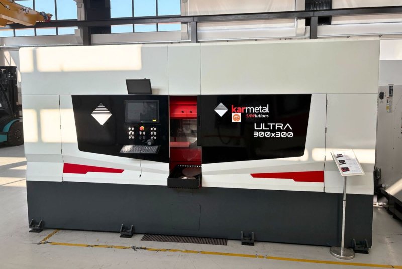 SEGATRICE A NASTRO CNC DOPPIO MONTANTE - NUOVA - KARMETAL - ULTRA 300