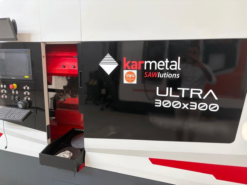 SEGATRICE A NASTRO CNC DOPPIO MONTANTE - NUOVA - KARMETAL - ULTRA 300